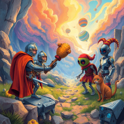 ChronoQuest: Whose Adventure is it Anyway? - Text-based game