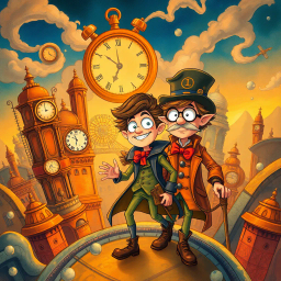 Chronocapers: Whose Time Is It Anyway? - Text-based game