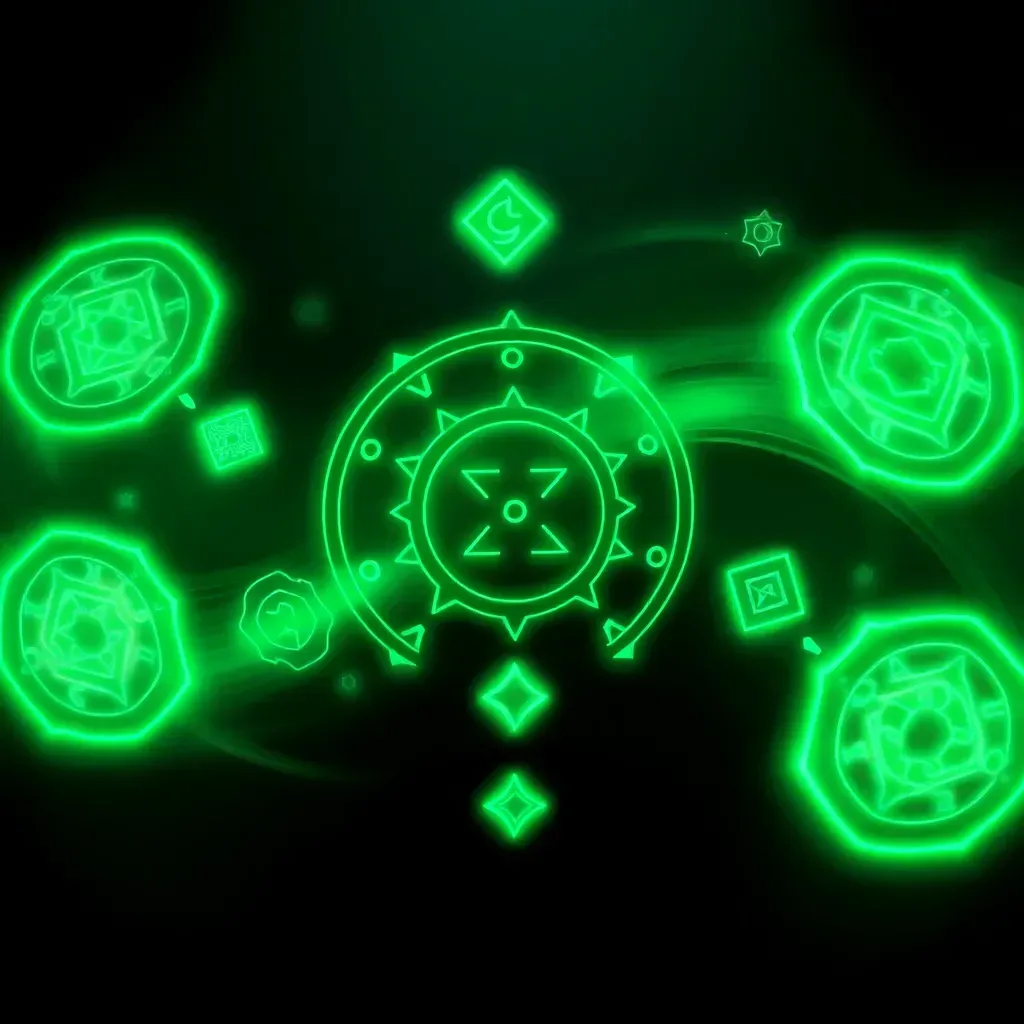Spinning Glyphs