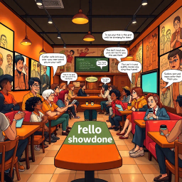 Code Switch Chronicles: Whose Hello is it Anyway? - Text-based game