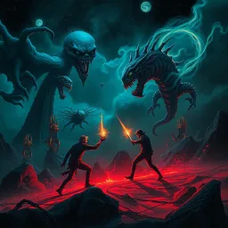 Nightmare Showdown - Text-based game