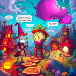 ChronoChaos: Who's Time Is It Anyway? - Text-based game