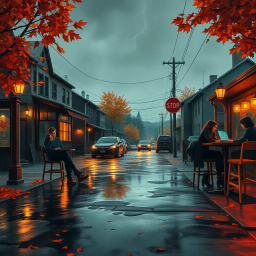 Raining Conspiracies - Text-based game