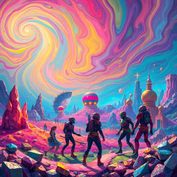 Spectrum Wars: Which Dimension Is It Anyway? - Text-based game