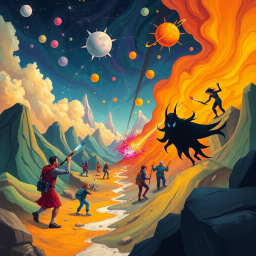Spectrum Wars: Which Dimension is It Anyway? - Text-based game