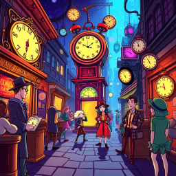 ChronoChase: Whose Time Is It Anyway? - Text-based game