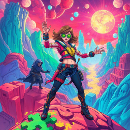 Spectrum Wars: Which Dimension Is It Anyway? - Text-based game