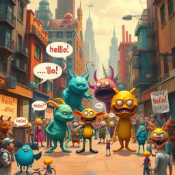 Whose Hellos Are These, Anyway? - Text-based game