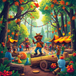 Log Jammin': Whose Logs Are These, Anyway? - Text-based game