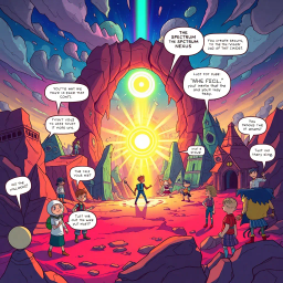 Spectrum Wars: Which Dimension Is It Anyway? - Text-based game