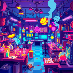 Lab Ruckus: Who's Lab Is It Anyway? - Text-based game