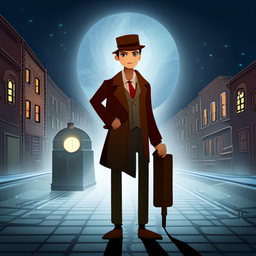 The Time Traveling Detective - Text-based game