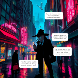 Whodat: Deceptive Diviners - Text-based game