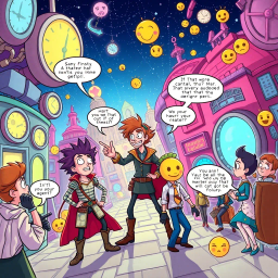 Chronochaos: Who's Time is It Anyway? - Text-based game