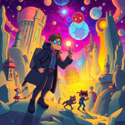 Spectrum Wars: Which Dimension Is It Anyway? - Text-based game
