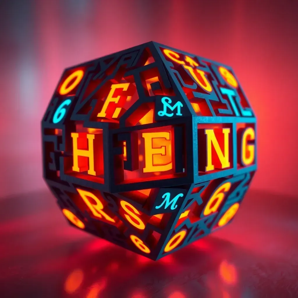 Spinning Glyphs