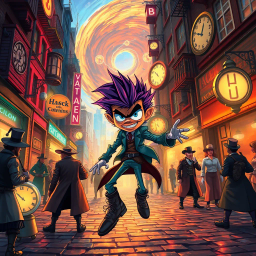 ChronoChase: Whose Time Is It Anyway? - Text-based game