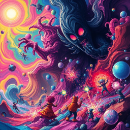 Spectrum Wars: Which Dimension is It Anyway? - Text-based game