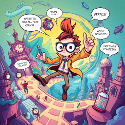 Chronoconundrum: Whose Tickin' Time? - Text-based game
