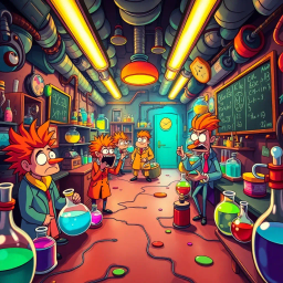 Whose Lab Is It Anyway? - Text-based game