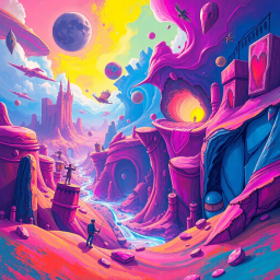 Spectrum Wars: Which Dimension is It Anyway? - Text-based game