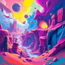 Spectrum Wars: Which Dimension is It Anyway? - Text-based game