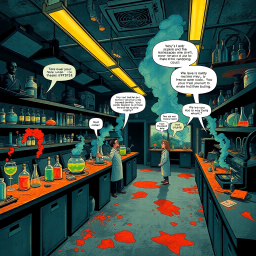 Whose Lab Is It Anyway? - Text-based game