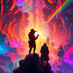 Spectrum Wars: Which Dimension Is It Anyway? - Text-based game