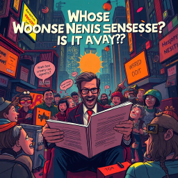 Whose Nonsense Is It Anyway? - Text-based game