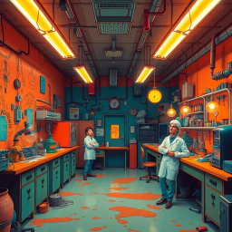 Whose Lab Is It Anyway? - Text-based game