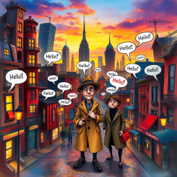 Whose Hello Is It Anyway? - Text-based game
