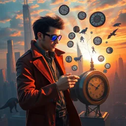 ChronoChaser: Who's Time Is It Anyway? - Text-based game