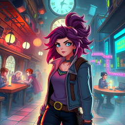 ChronoChaser: Who's Time Is It Anyway? - Text-based game