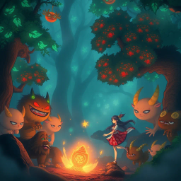 Yokai Chronicles: Shadows of Harmony - Text-based game