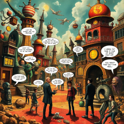 Metamayhem: Whose Quest Is It Anyway? - Text-based game