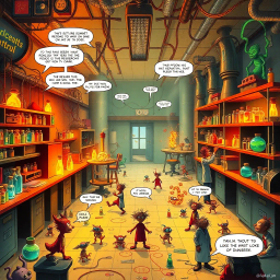 Whose Lab Is It Anyway? - Text-based game