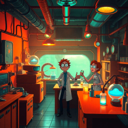 Whose Lab Is It Anyway? - Text-based game