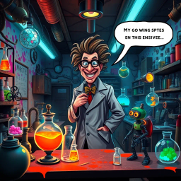 Whose Lab Is It Anyway? - Text-based game