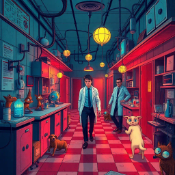 Whose Lab Is It Anyway? - Text-based game