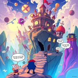 Metamayhem: Whose Adventure is it, Anyway? - Text-based game