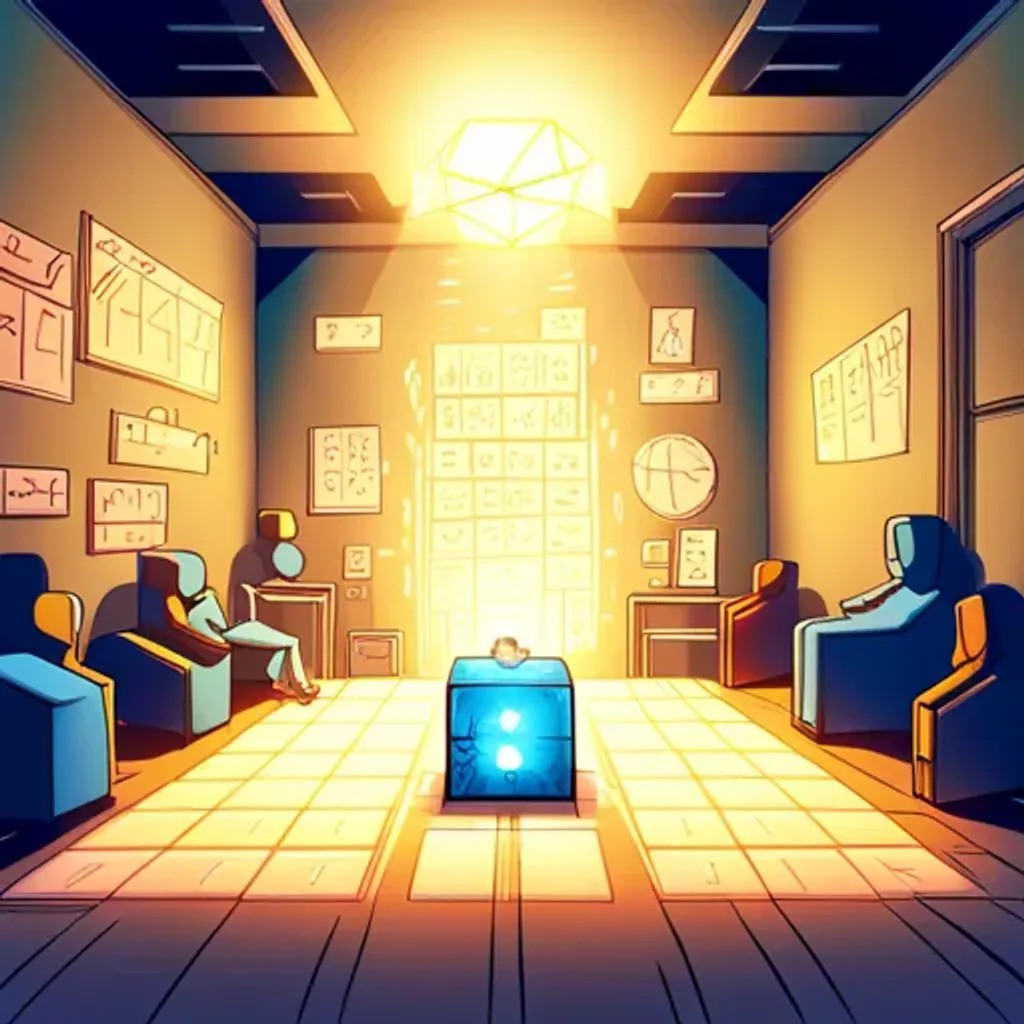 Spinning Math Cube