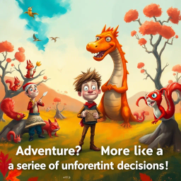 Whose Adventure Is It Anyway? - Text-based game