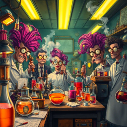 Whose Lab is it Anyway? - Text-based game