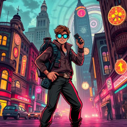 ChronoCaper: Who's Time Is It Anyway? - Text-based game