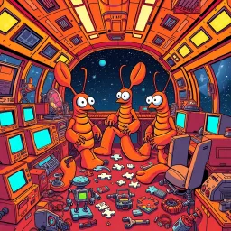 Debugging Adventures of Lunar Lobster - Text-based game