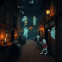 Whose Ghost Is It Anyway? - Text-based game