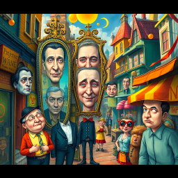Whose Face Is This Anyway? - Text-based game