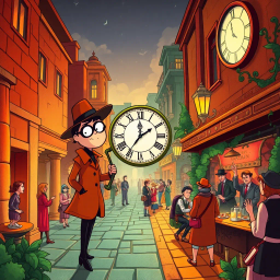 Chronochaser: Who's Time Is It Anyway? - Text-based game
