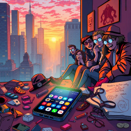 Whose Phone Is This, Anyway? - Text-based game