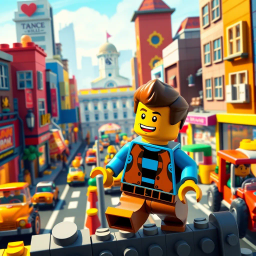 Lego Life: A Blockbuster Adventure - Text-based game